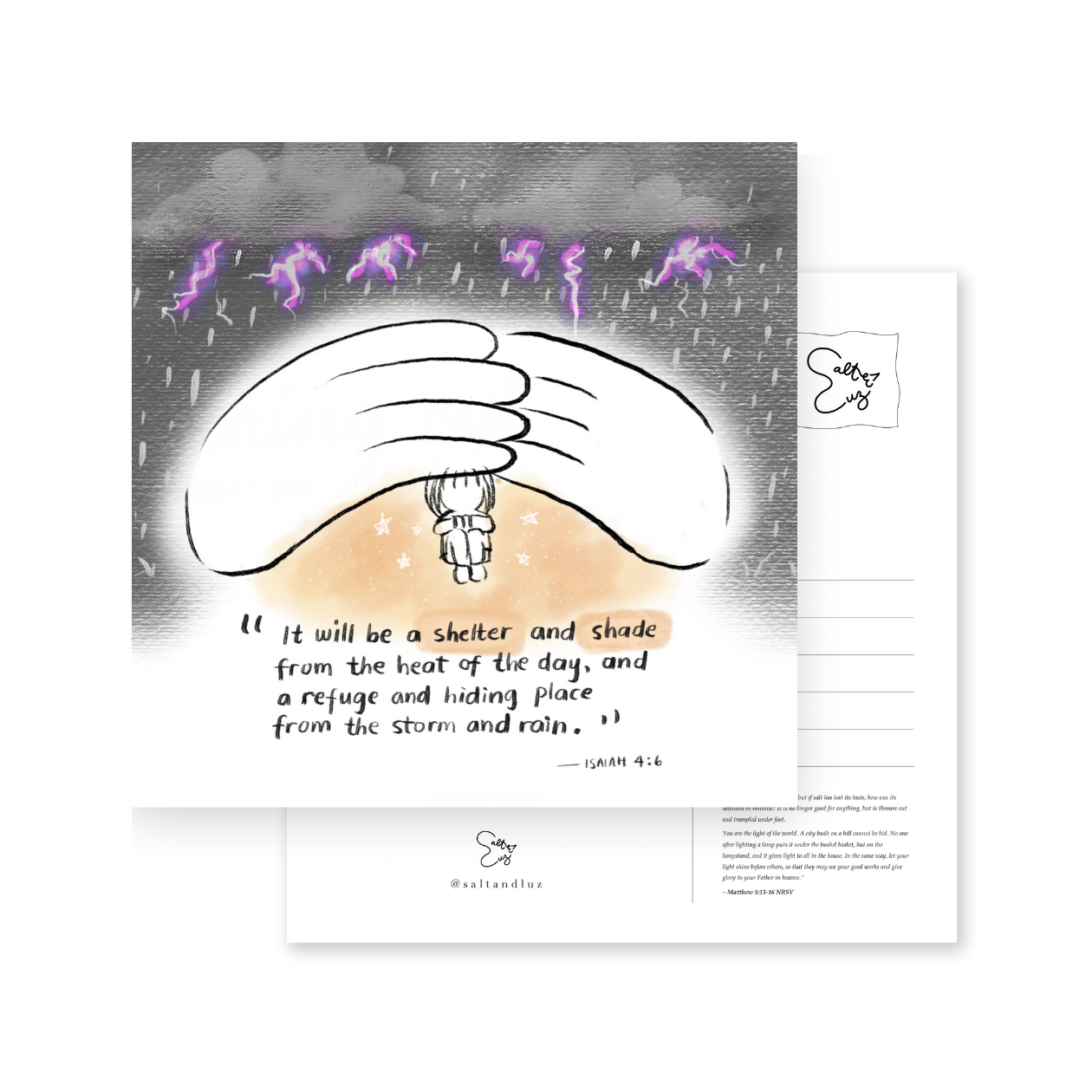 It will be a shade, shelter and refuge Postcard