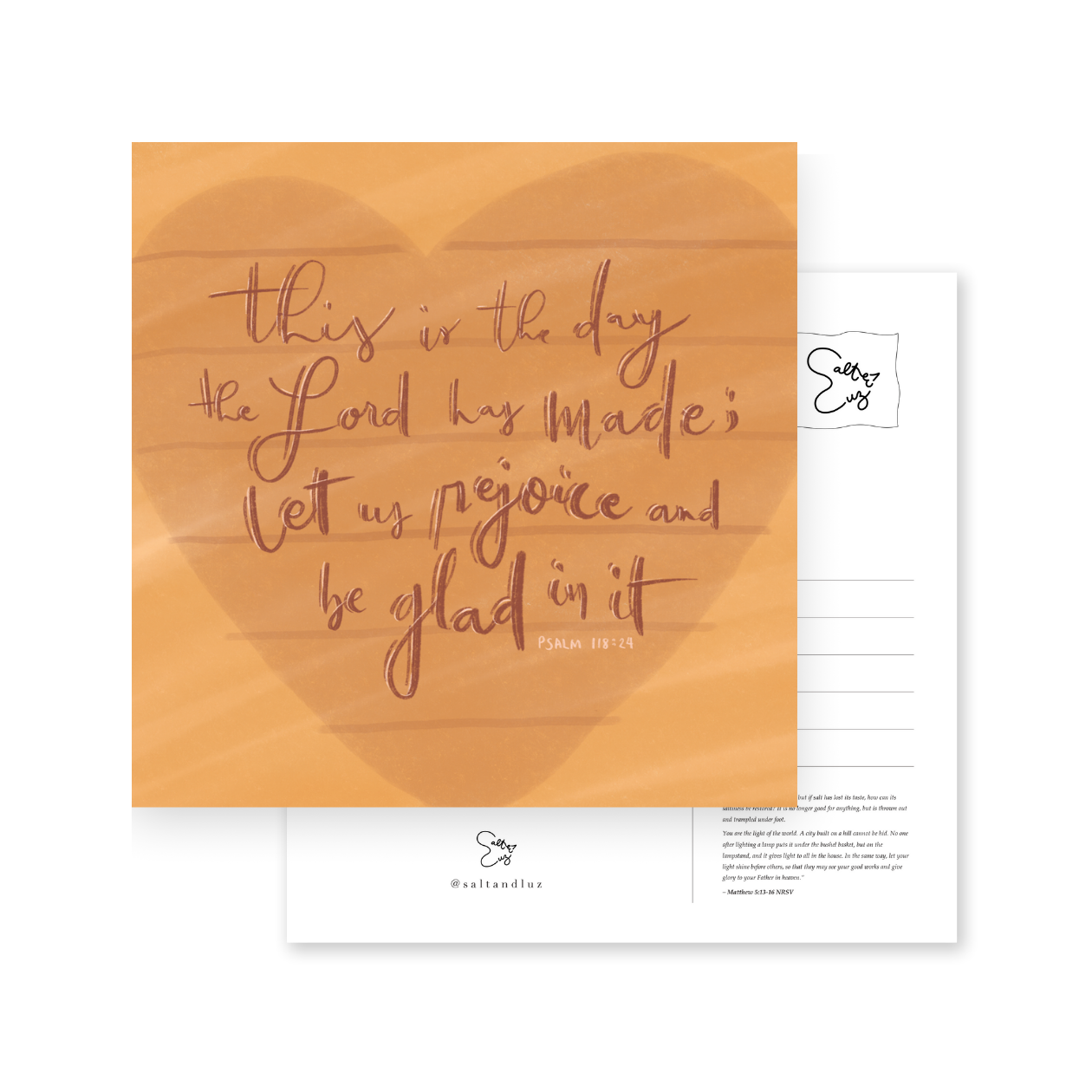 This is the day the Lord has made Postcard