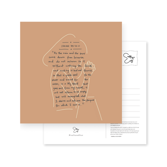 The Lord's Word will come to fruition Postcard