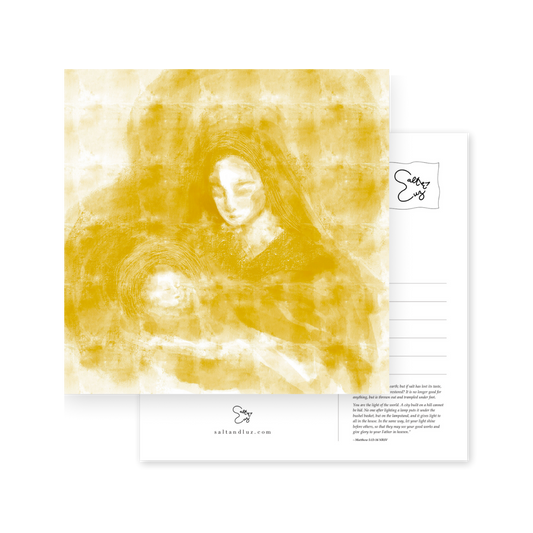 Madonna and Baby Jesus Postcard