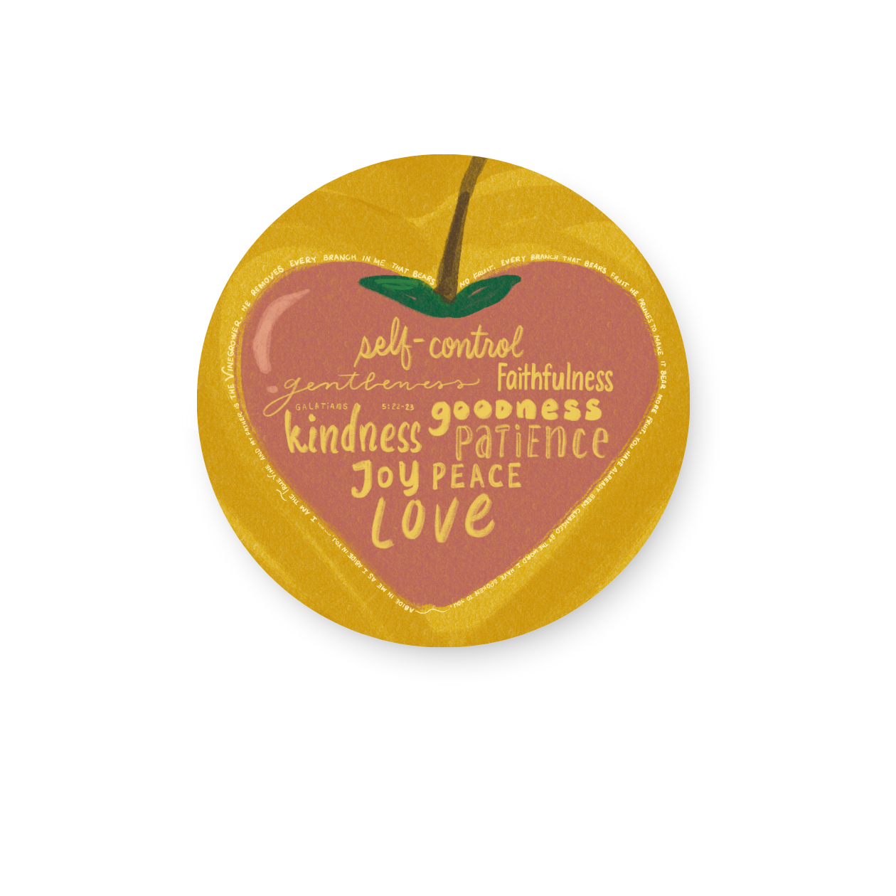 Fruits of the Holy Spirit Sticker