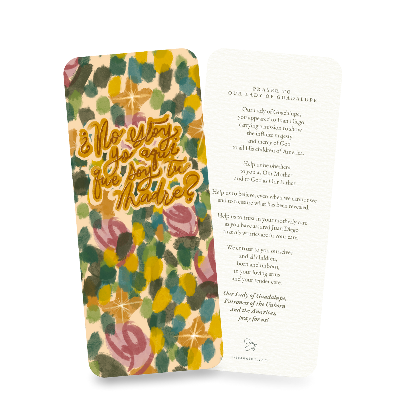 Am I not here who am your mother? Our Lady of Guadalupe Bookmark