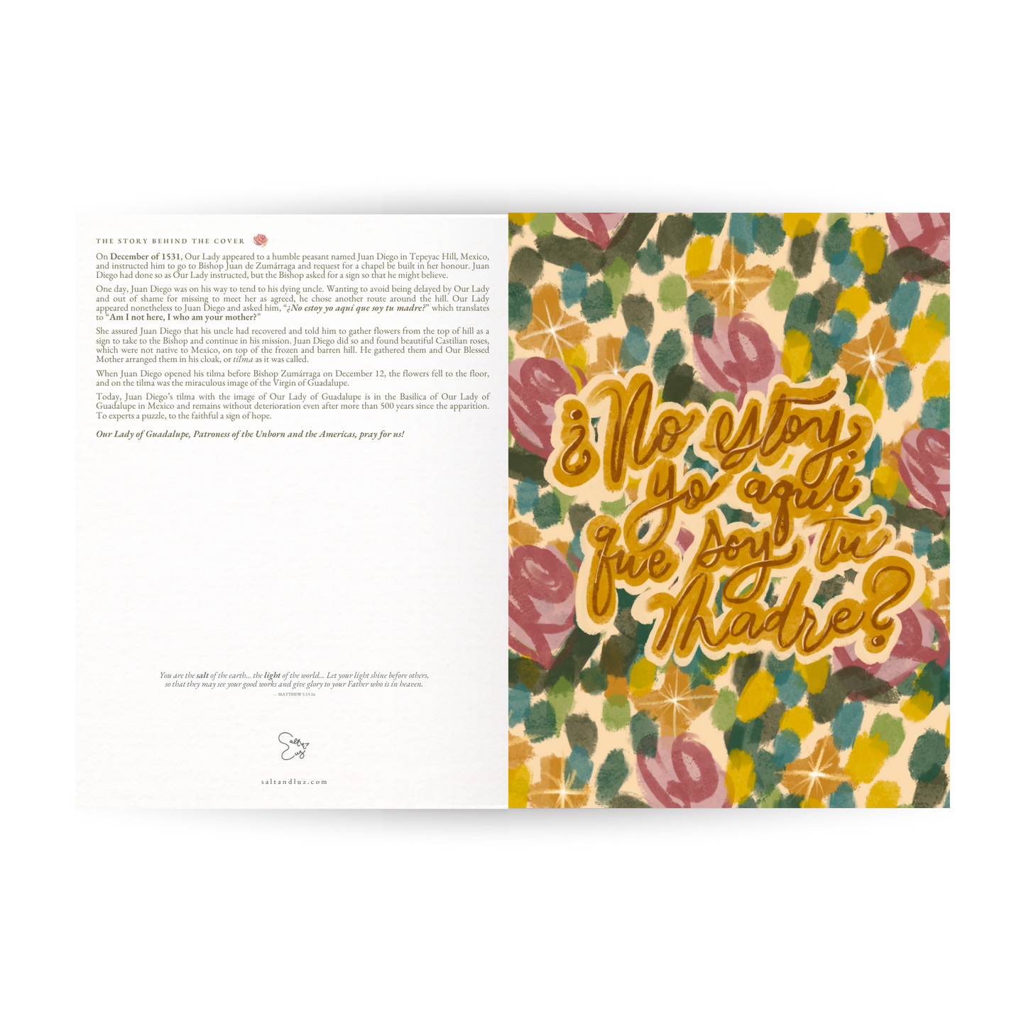 Am I not here who am your mother? Our Lady of Guadalupe Greeting Card