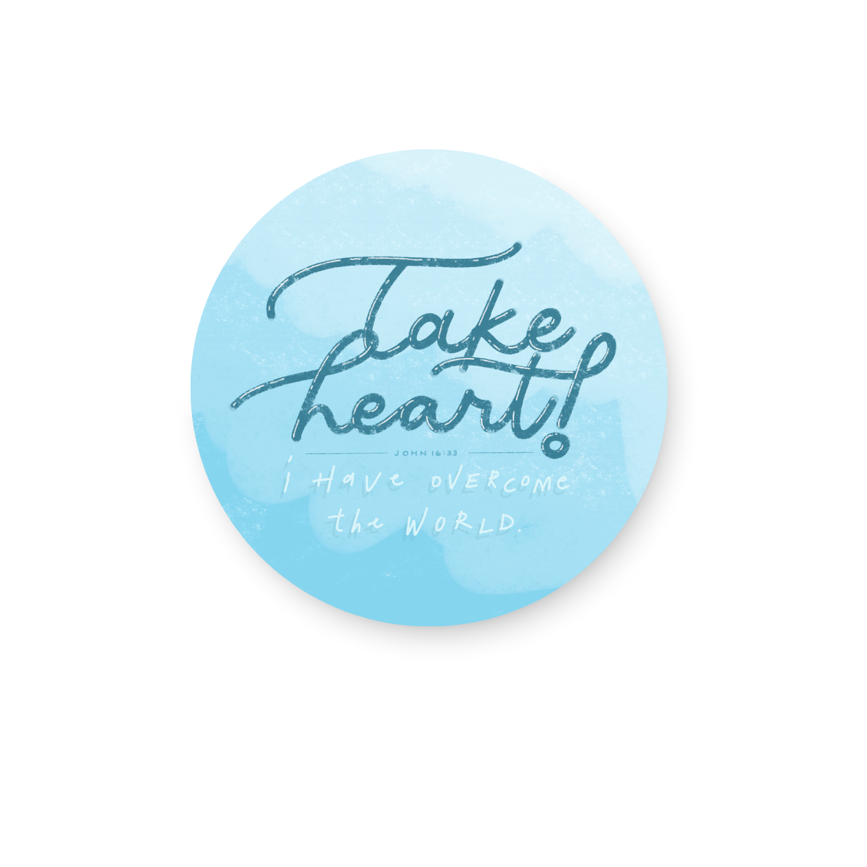 Take Heart Sticker