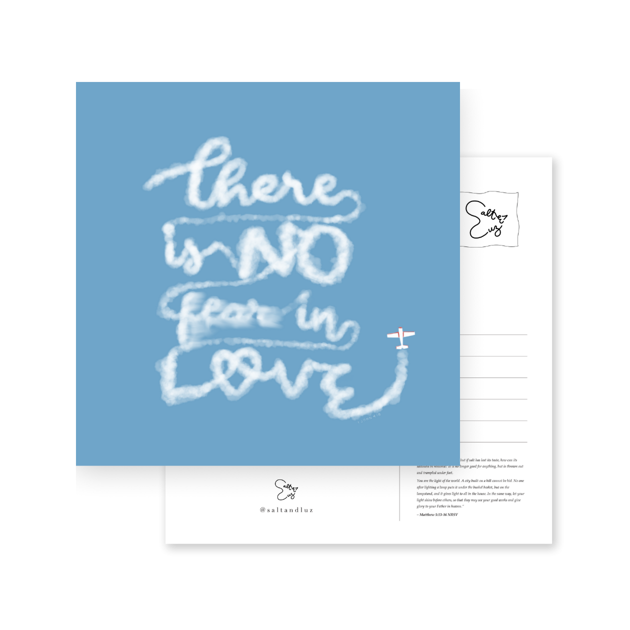 There is no fear in love Postcard