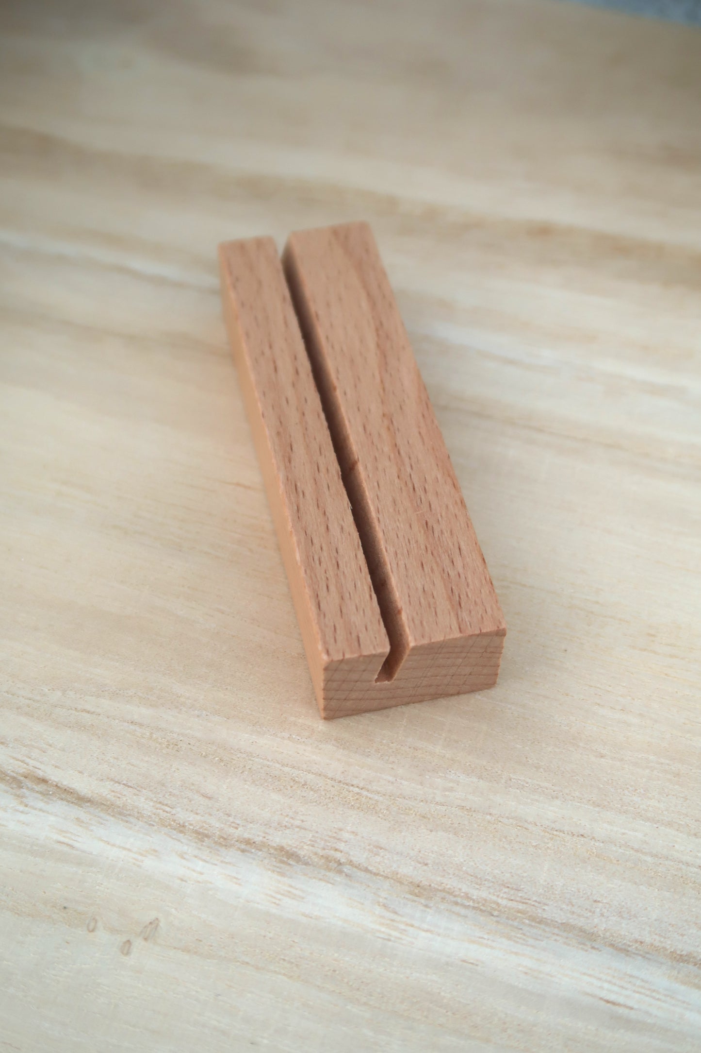 Wood Block Display Stand