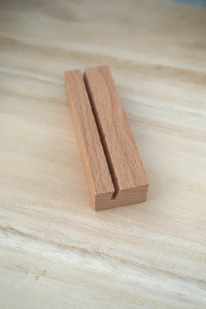 Wood Block Display Stand